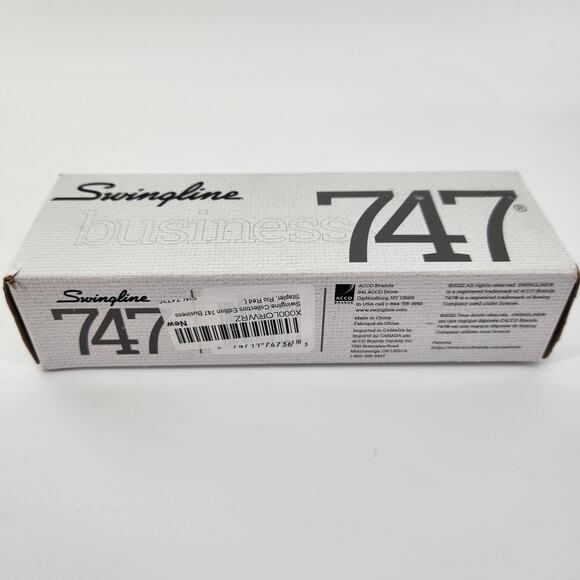 Swingline Stapler 30 Sheet Capacity 747 Business Stapler Jam Free Metal, Rio Red - Picture 3 of 5